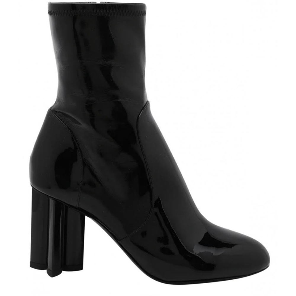 Authentic Louis Vuitton Silhouette bootie patent leather